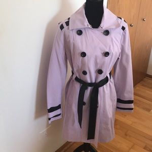 Lavender trench coat
